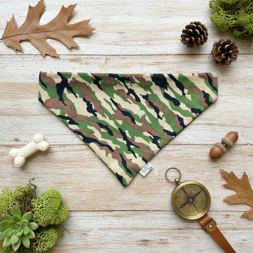 Camo Bandana - Adventure Flat Lay
